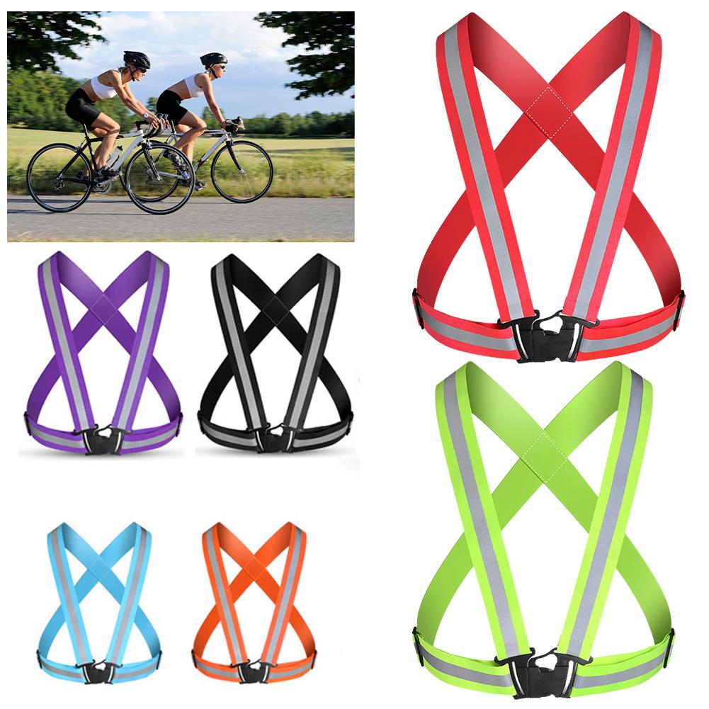 Running Gear Ideas - Регулируемые светоотражающие жилеты для активного отдыха,