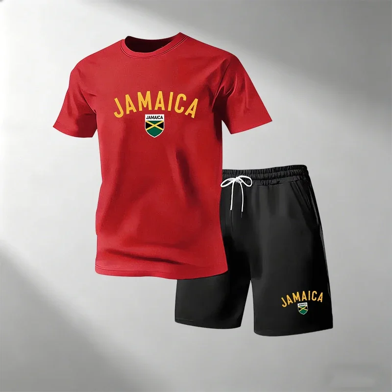 Running Gear Men - JAMAICA Летние повседневные комплекты футболок для