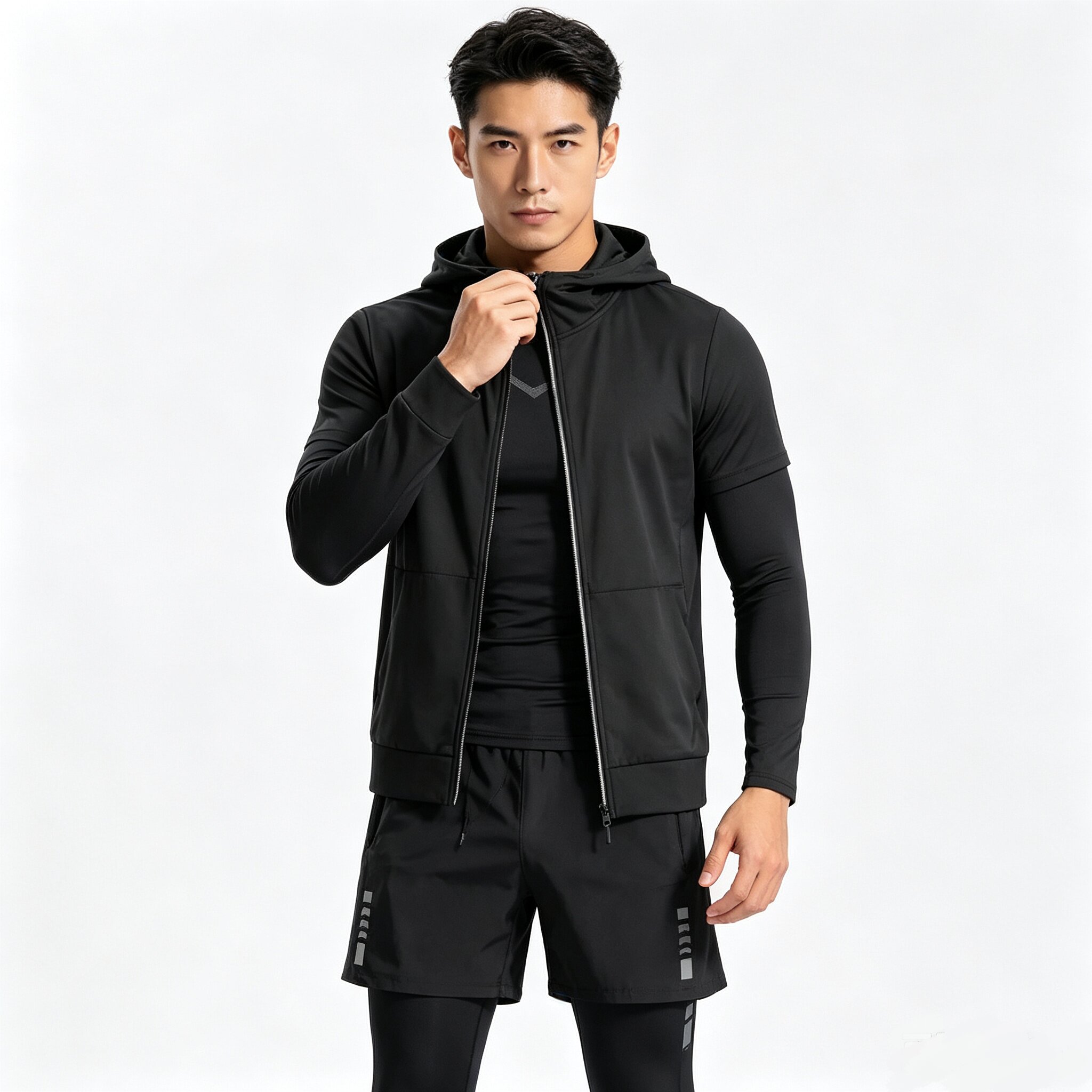 Running Gear Autumn - Мужской спортивный комплект для фитнеса и