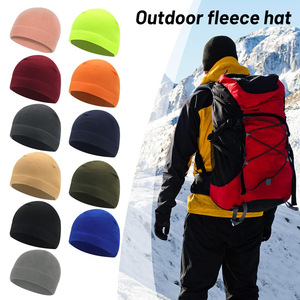 Running Gear Ideas - Зимняя флисовая шапка унисекс: теплая, ветрозащитная,