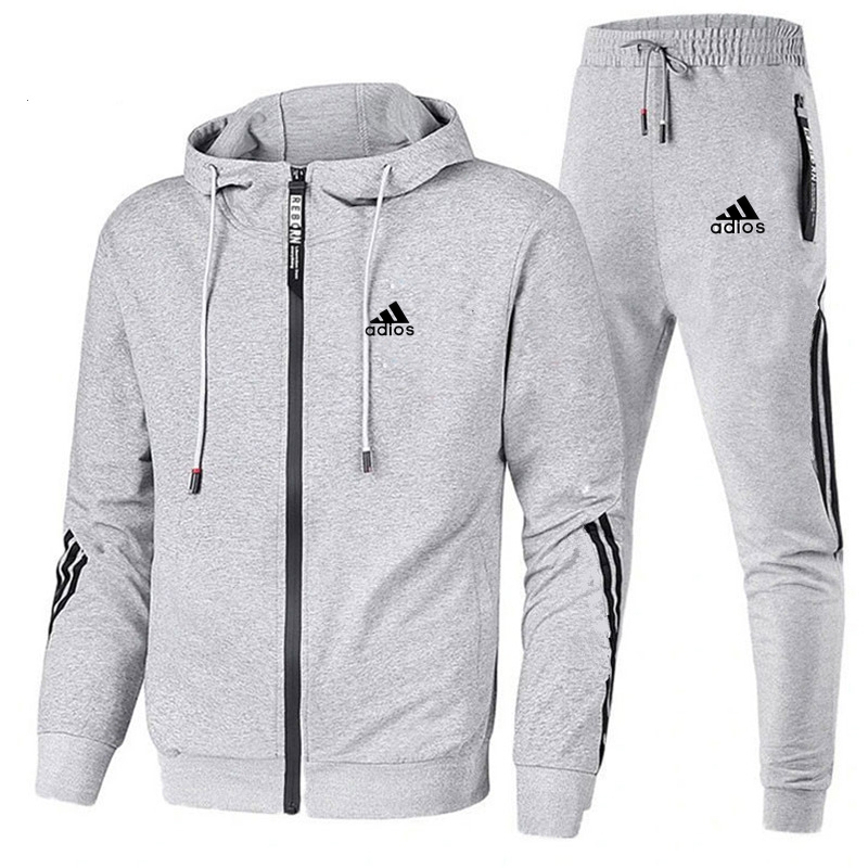 Running Gear Men - Весенне-осенние мужские спортивные костюмы: худи с