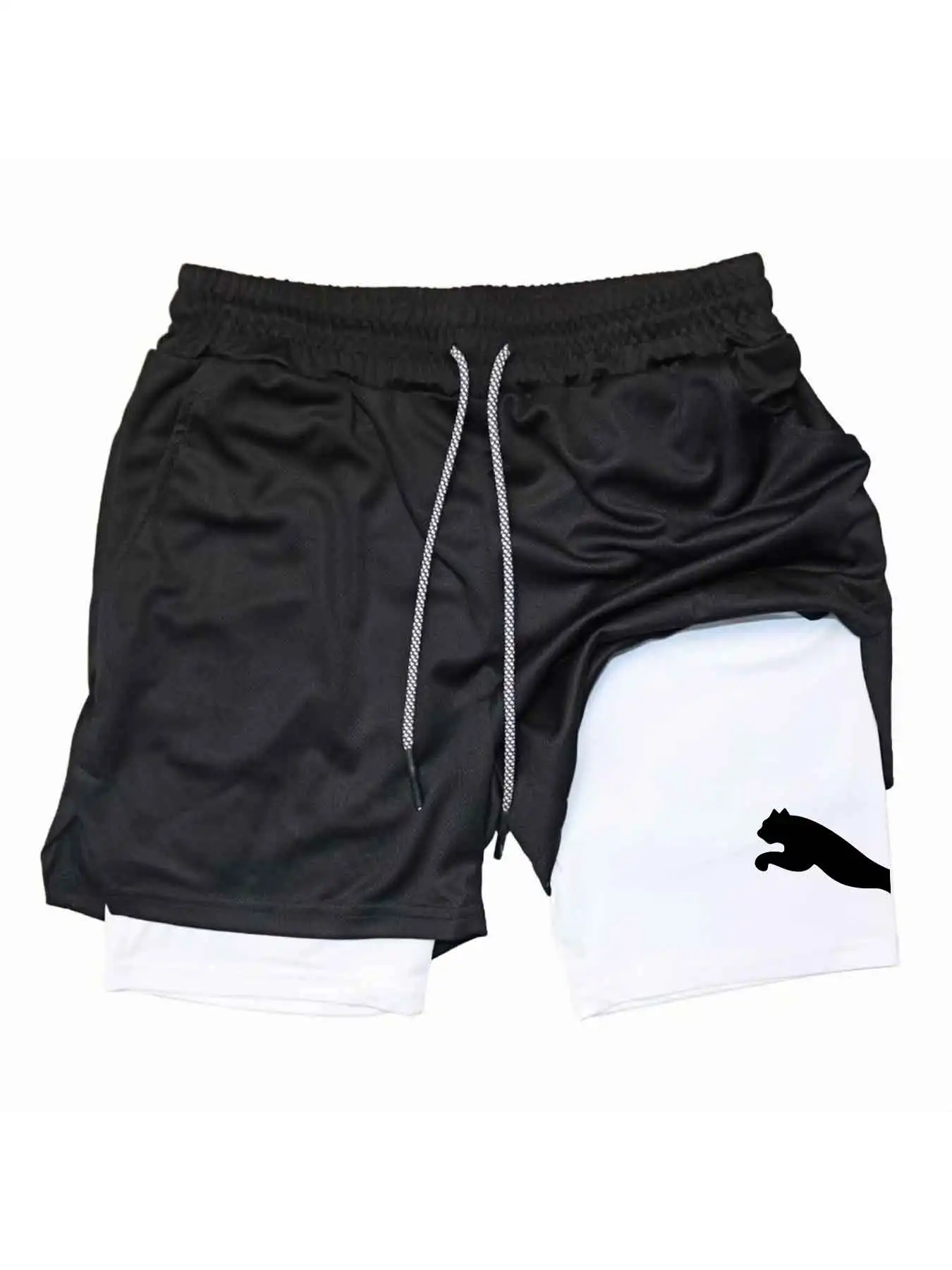 Running Gear Men - Спортивные шорты с принтом 2-в-1 для