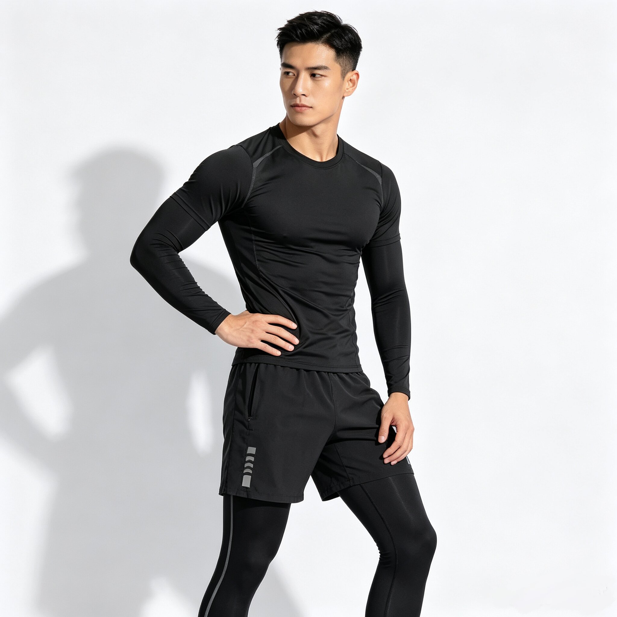 Мужской спортивный комплект дл – обзор и цена Running Gear Autumn