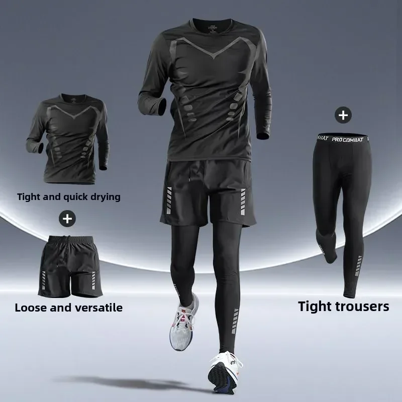 Мужской спортивный комплект дл – обзор и цена Running Gear Autumn