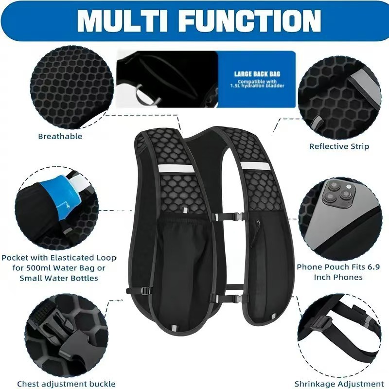 Водонепроницаемый дышащий жиле – обзор и цена Running Gear Water