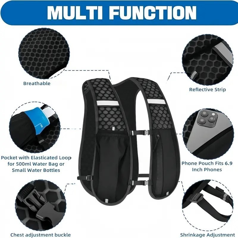 Новый ультралегкий жилет-рюкза – обзор и цена Running Gear Water