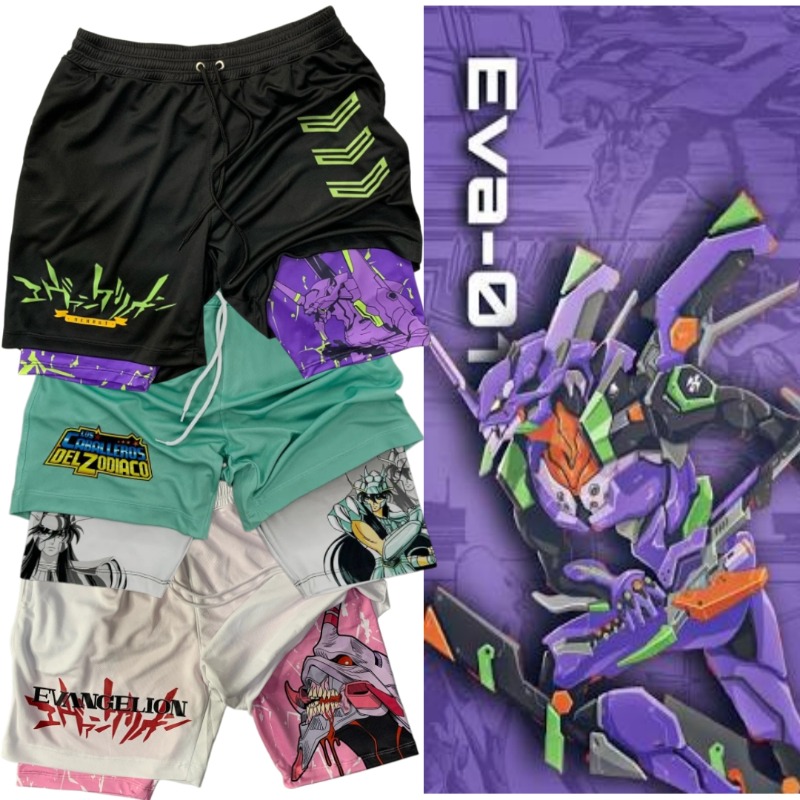 Шорты Evangelion EVA 2-в-1, ле – обзор и цена Running Gear Men