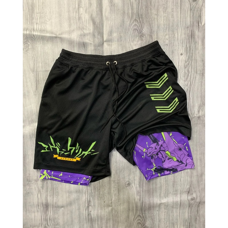 Шорты Evangelion EVA 2-в-1, ле – обзор и цена Running Gear Men