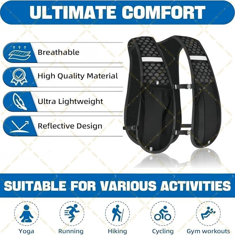 Жилет для марафона и трейлранн – обзор и цена Running Gear Water