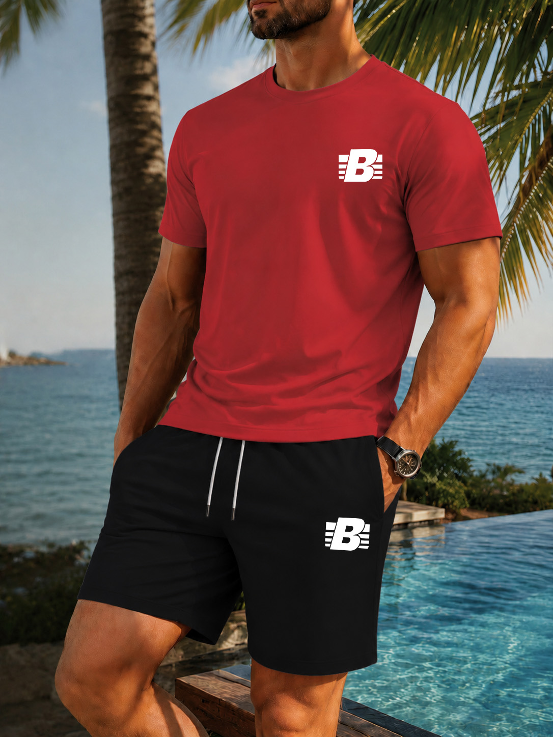 Мужской спортивный костюм-двой – обзор и цена Running Gear Men