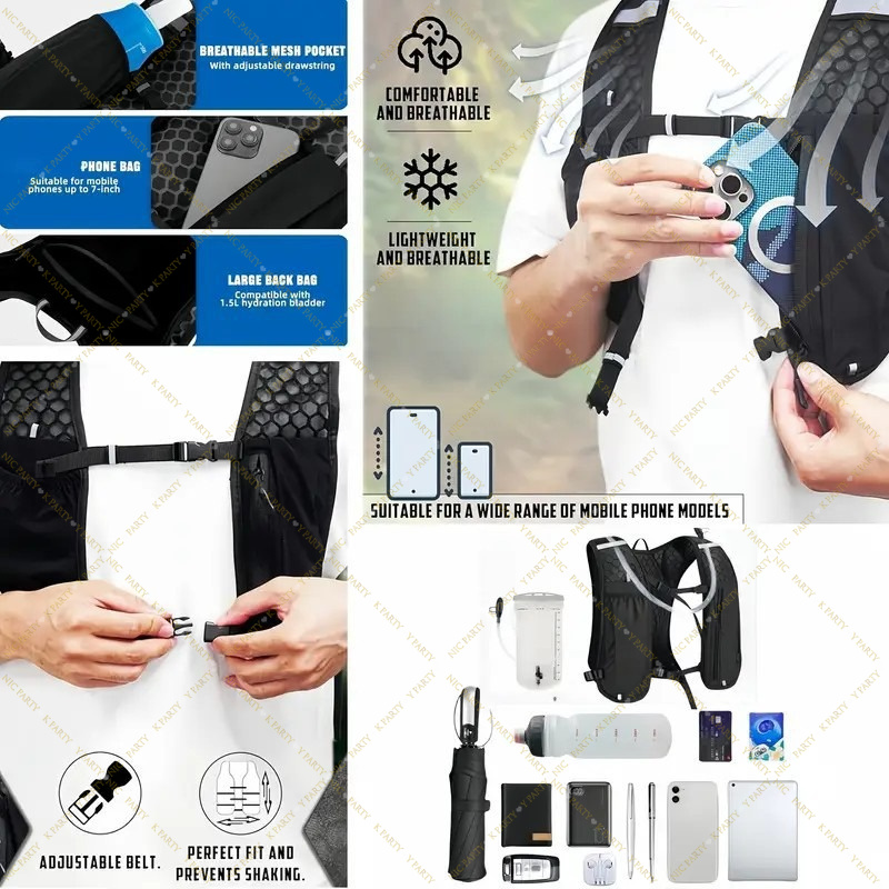 Жилет для марафона и трейлранн – обзор и цена Running Gear Water