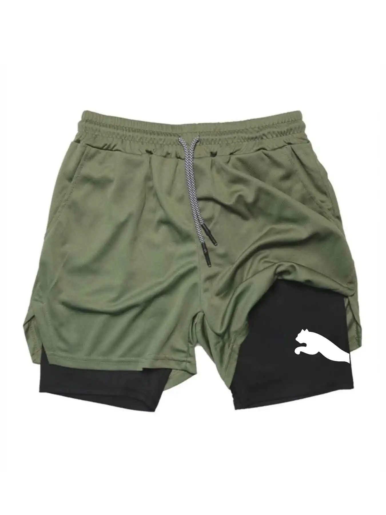 Спортивные шорты с принтом 2-в – обзор и цена Running Gear Men